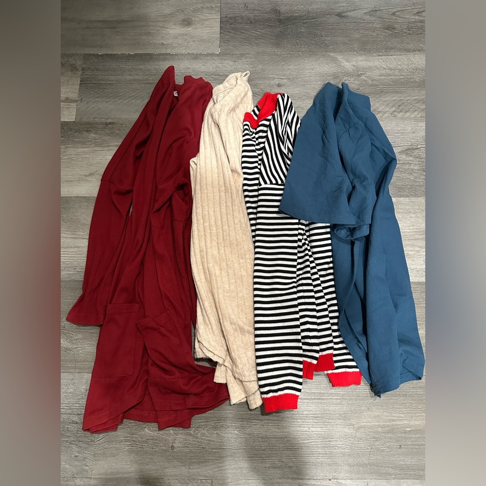 Assorted Cardigans and Sweaters
